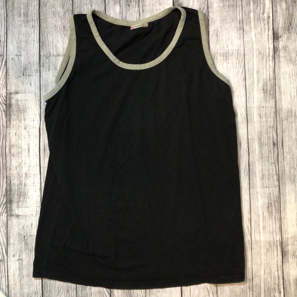 H2H black tank top - size XL